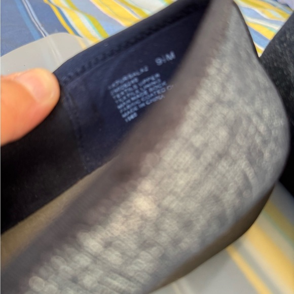 Anne Klein Sport Blue Flats with Gold Buckle - Picture 10 of 11